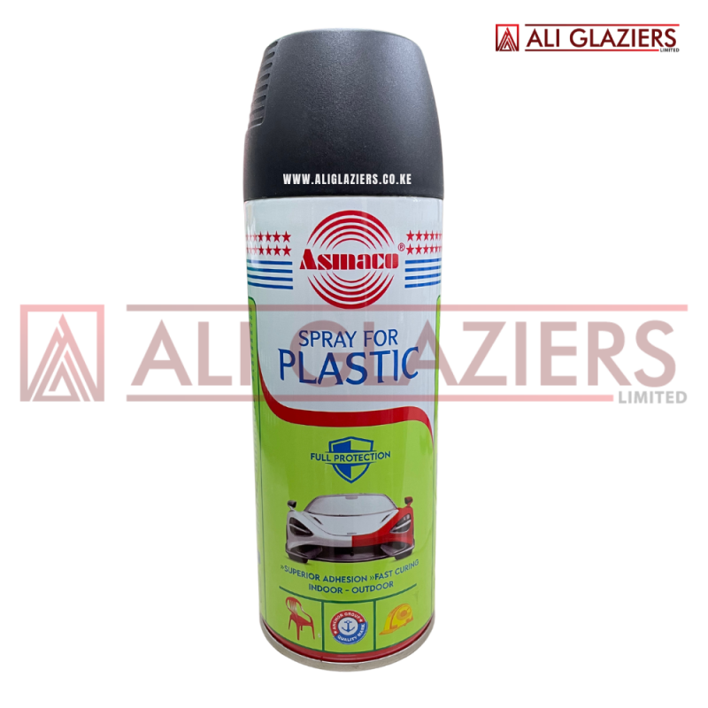 ASMACO PLASTIC SPRAY BLACK MATT