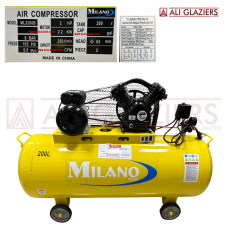 AICO / MILANO 200L 2 PISTON BELT DRIVEN ELECTRIC AIR COMPRESSOR