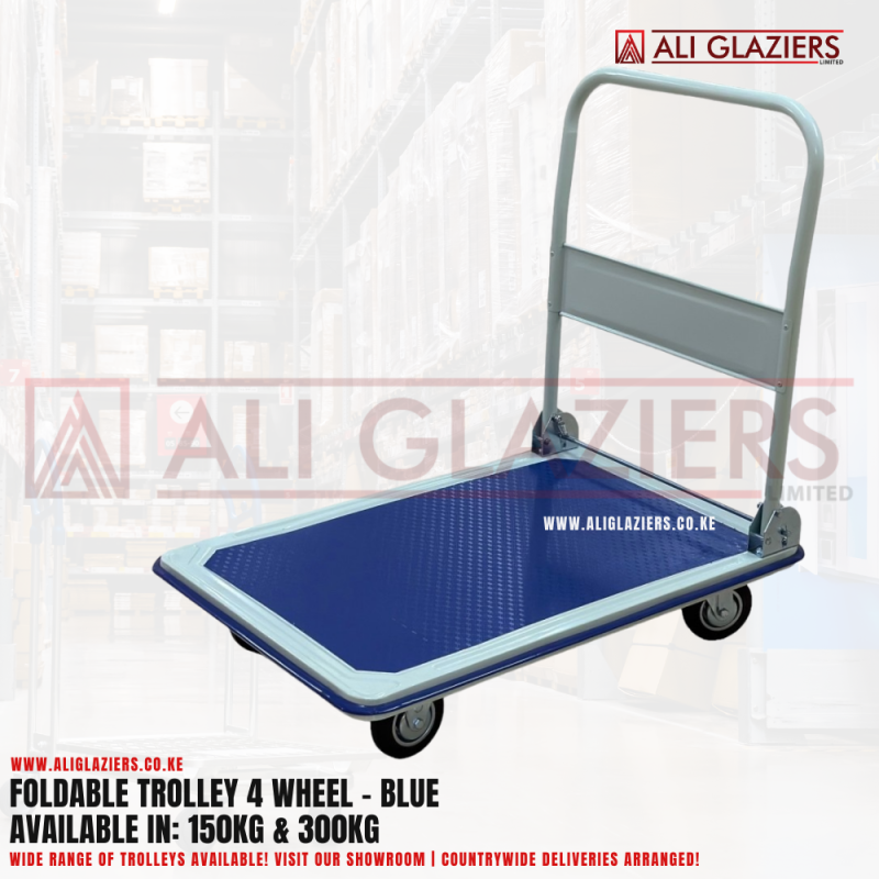 HEAVY DUTY FOLDABLE PLATFORM HAND TROLLEY 150KG