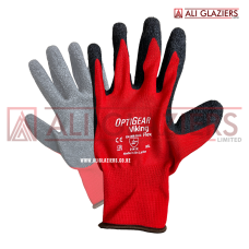 OPTIGEAR VIKING CRINKLE POLY LATEX GLOVES