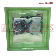 GLASS BLOCK CLOUDY GREEN