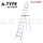 ALUMINIUM 10 STEPS LADDER A-TYPE