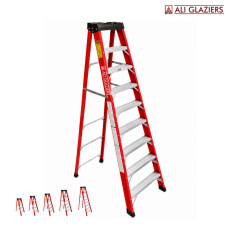 FIBERGLASS A-TYPE LADDER 8 STEP