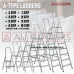 6 STEPS ALUMINIUM LADDER A-TYPE