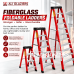 FIBERGLASS A-TYPE LADDER 4 STEP
