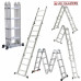 MULTIPURPOSE LADDER 4X3 - SILVER