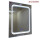 SQUARE LED MIRROR 60X80