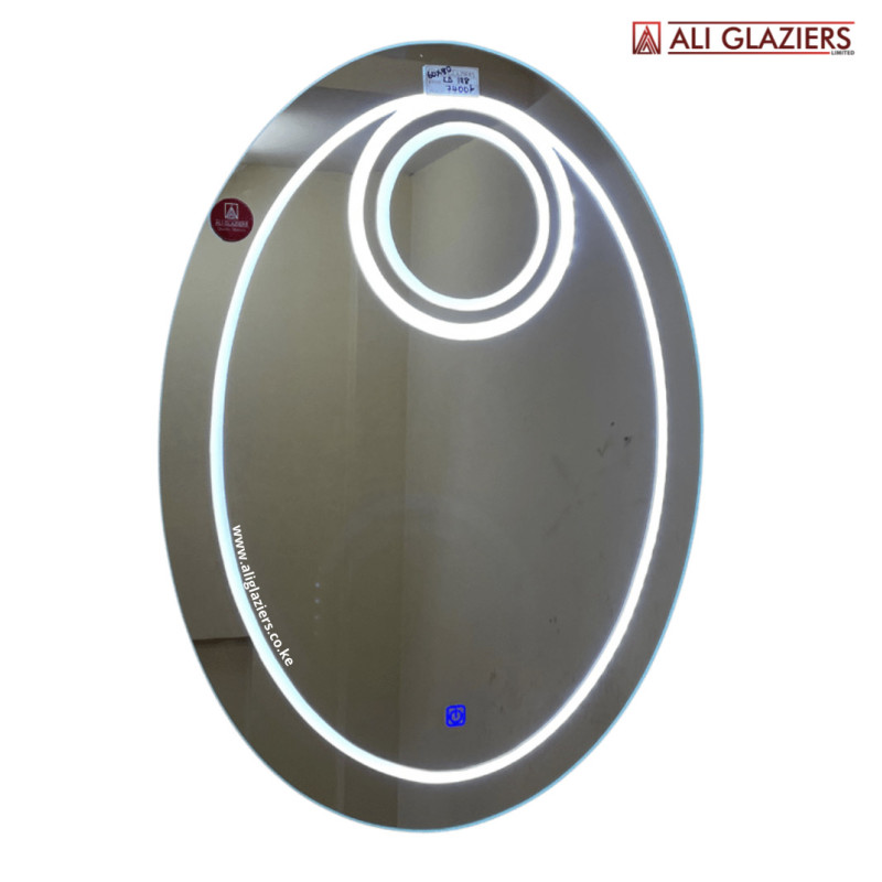 OVAL LED MIRROR 60X80