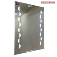 SQUARE LED MIRROR 70X50