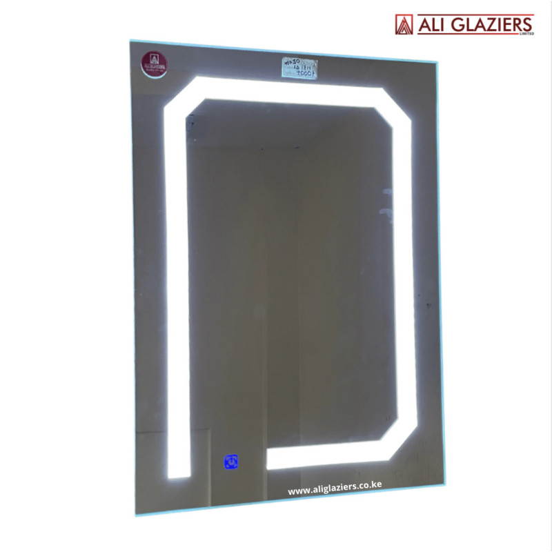 SQUARE LED MIRROR 70X50