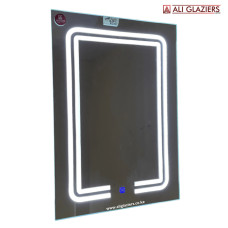 SQUARE LED MIRROR 70X50