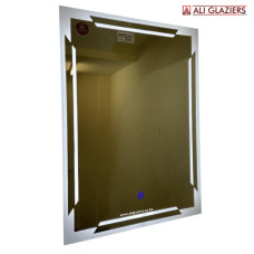 SQUARE LED MIRROR EDGE ILLUMINATED 70X50