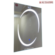 SQUARE LED MIRROR 70X50