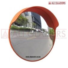24" PLASTIC CONVEX MIRROR WITH COVER