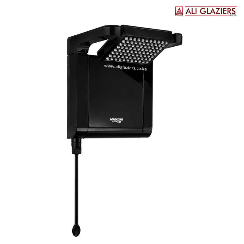 LORENZETTI ACQUA STAR BLACK INSTANT SHOWER