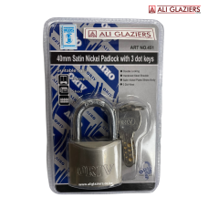 ORIV 451 40MM PADLOCK WITH DOTTED KEYS