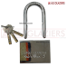 ORIV 472 BRASS PADLOCK WITH STEEL COVER 63MM REMOVABLE SHACKLE