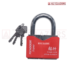ORIV SHIELD CHROME PLATED PLASTIC COVER PADLOCK - 50MM