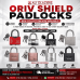 ORIV SHIELD HAMMER PADLOCK - 50MM