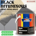 CROWN BLACK BITUMINOUS PAINT 4L