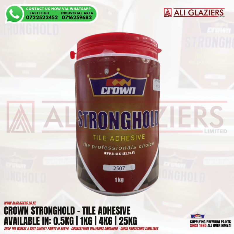 CROWN STRONGHOLD TILE ADHESIVE 1KG