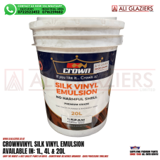 CROWN SILK VINYL EMULSION 20L - CREAM