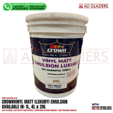 CROWN VINYL MATT LUXURY EMULSION 20L - SOFT WHITE
