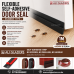 SELF-ADHESIVE DOOR BOTTOM SEAL RUBBER TYPE - BLACK
