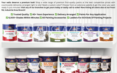Paint Tinting & Customized Paint Mixing Services in Kenya