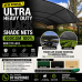 HEAVY DUTY BLACK SHADE NET 100% 400GSM