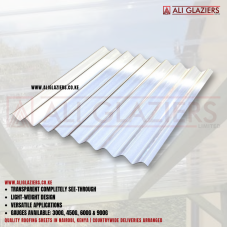 CLEAR SEE-THROUGH ROOFING SHEET 2 METERS
