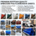 EGYPTIAN RED EMBOSSED POLYCARBONATE SHEET
