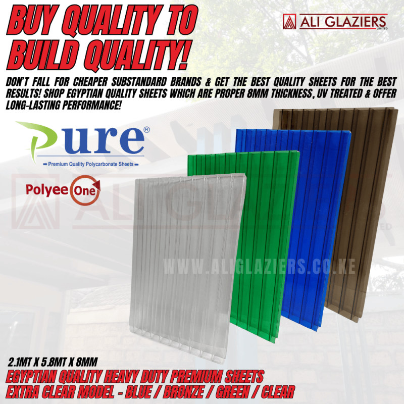 EXTRA CLEAR POLYCARBONATE SHEETS
