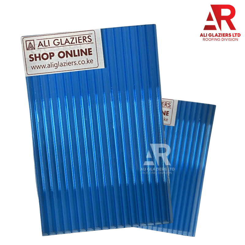 POLYCARBONATE SHEET 2.1MT X 5.8MT - OCEAN BLUE