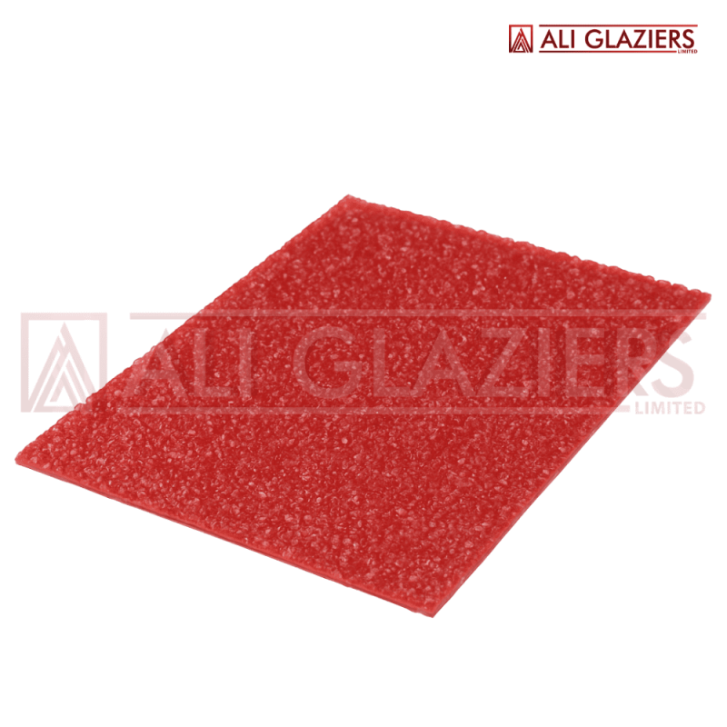 EGYPTIAN RED EMBOSSED POLYCARBONATE SHEET