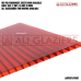 RED ORANGE POLYCARBONATE SHEETS