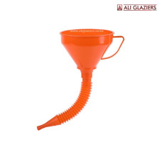 FLEXIBLE FUNNEL WITH SCREEN