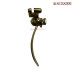 HEAVY DUTY BRASS STEEL WINDOW HANDLE - LEFT