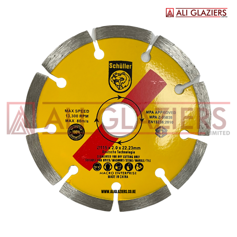 SCHÜLLER DIAMOND CUTTING DISK 4 1/2"