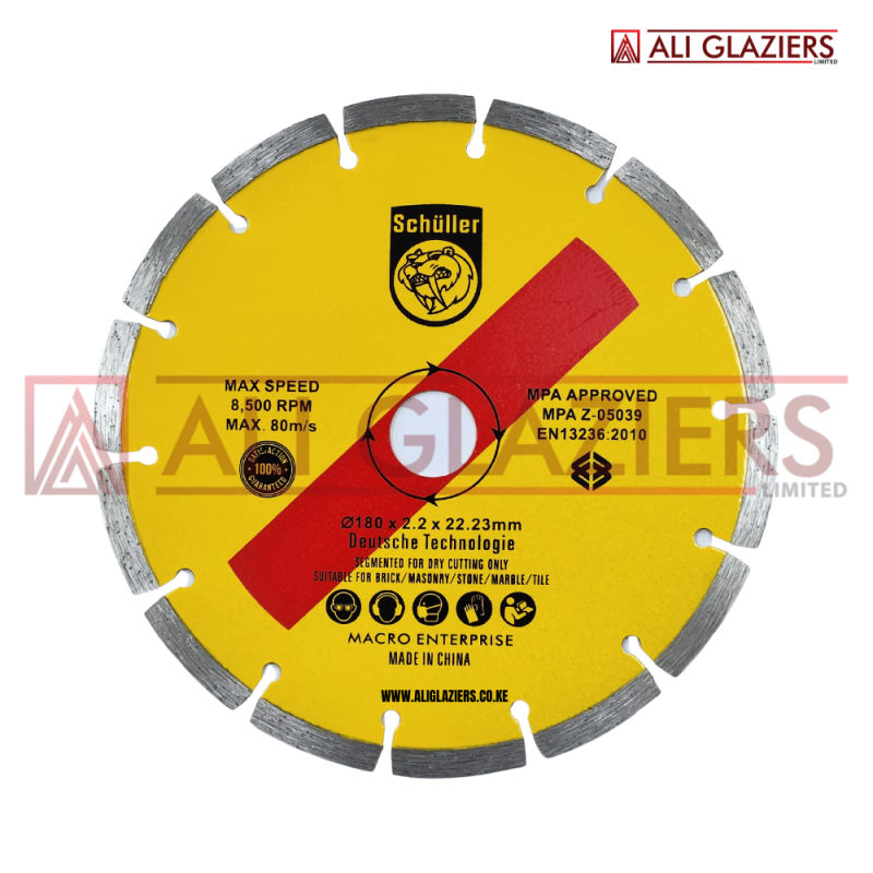 SCHÜLLER DIAMOND CUTTING DISK 7"