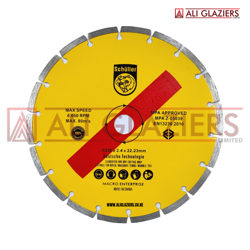 SCHÜLLER DIAMOND CUTTING DISK 9"