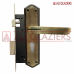 UNION ZINC LEVER ANTIQUE BRASS HANDLE LOCKSET
