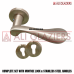 UNION STAINLESS STEEL LEVER HANDLE ON ROSE COMPLETE LOCKSET