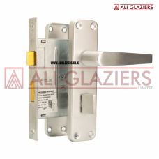 YALE 2 LEVER BATHROOM LOCKSET WITH ALUMINIUM ROBIN HANDLE