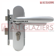 UNION LEVER HANDLE LOCKSET IN ALUMINIUM FINISH