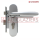 UNION LEVER HANDLE LOCKSET IN ALUMINIUM FINISH