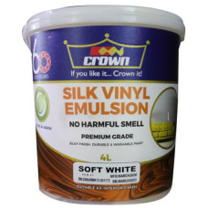 SILK VINYL EMULSION SOFT WHITE 4L