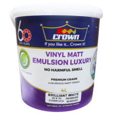 VINYL MATT LUXURY EMULSION BRILLIANT WHITE 1L
