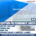 EGYPTIAN QUALITY BLUE POLYCARBONATE SHEET 2.1MTX5.8MT