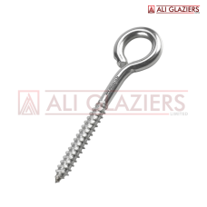 STAINLESS STEEL CLOSED EYE SCREW HOOK 144PCS/PKT